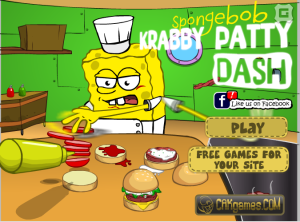 Games Spongebob Krabby Patty Dash